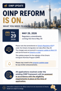 OINP reform is On