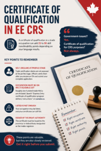 Certificate of Qualification in EE CRS
